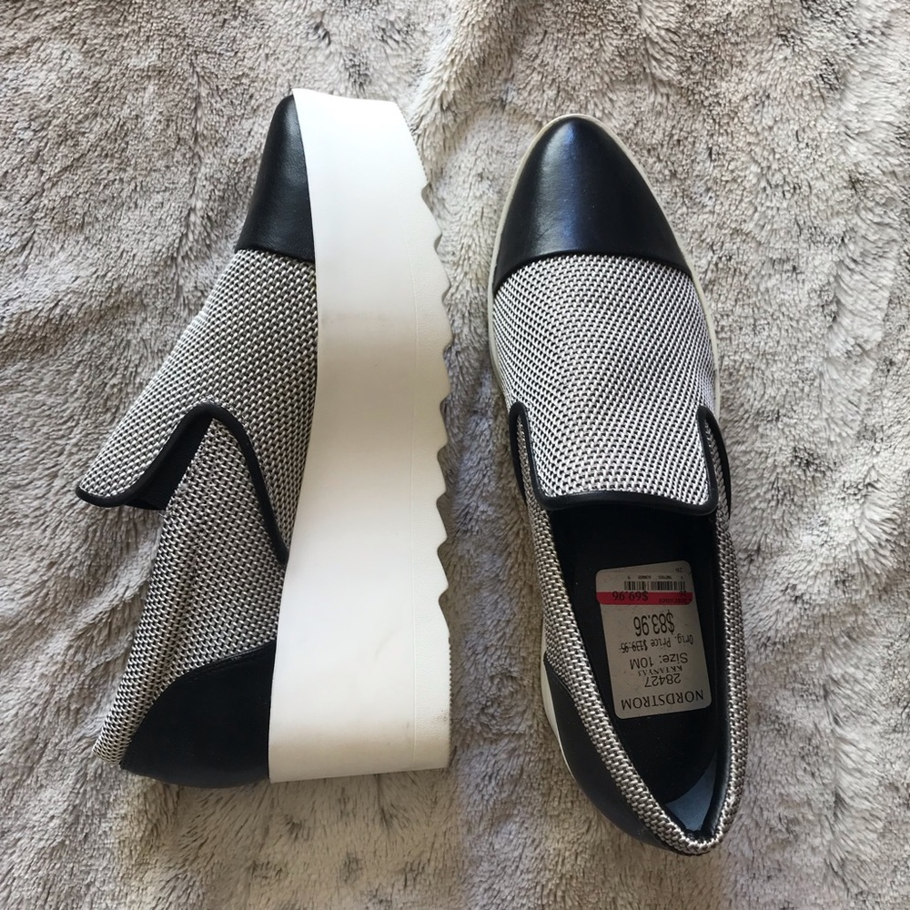 Kendall & Kylie Black Platform Sneakers NEW